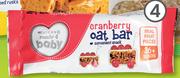 Clicks Made 4 Baby Cranberry Oat Bar-4x28g