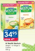 Nestle Nestum Stage 1 Or Stage 2 Cereal-500g Each