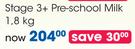 Nestle Nido Stage 3+ Pre-School Milk-1.8Kg
