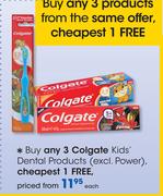 Colgate Kids Dental Products(Excl.Power)-Each