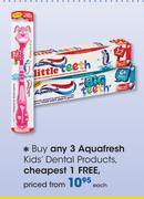 Aquafresh Kids Dental Products-Each