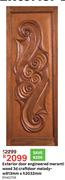 Exterior Door Engineered Meranti Wood 3D Craftdoor Melody-W813mm X H2032mm