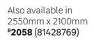 Garage Door Roll Up Aluzinc Brown-w2550mm x h2100mm