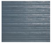 Garage Door Sectional Aluzinc Stripe Charcoal Single Door-w2440mm x h2140mm