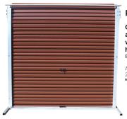 Garage Door Roll Up Aluzinc Brown-w2450mm x h2100mm