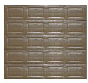 Garage Door Sectional Aluzinc 20 Panel Charcoal Double Door-w4880mm x h2140mm