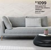 Wall Panel PVC Cement Tile-375mm x 2600mm