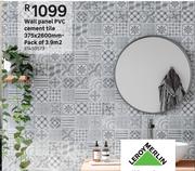 Wall Panel PVC Cement Tile-375 x 2600mm