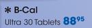 B-Cal Ultra-30 Tablets Per Pack