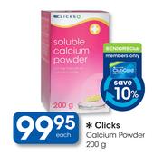 Clicks Calcium Powder-200g