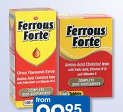 Ferrous Forte Iron Syrup-150ml Per Pack