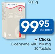 Clicks Coenzyme Q10 150mg-30 Tablets