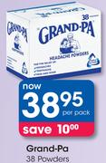 Grand-Pa 38 Powders-Per Pack