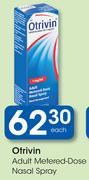Otrivin Adult Metered Dose Nasal Spray-Each