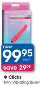 Clicks Mini Vibrating Bullet-EachClicks Vibrating Ring-Each