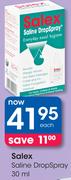 Salex Saline Drop Spray-30ml Each