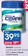 Herbal Iceman Cooling Gel With Arnica-500g