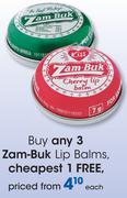 Zam-Buk Lip Balms-Each