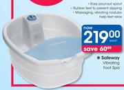Safeway Vibrating Foot Spa-Each