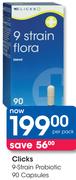 Clicks 9 Strain Probiotic 90 Capsules-Per Pack