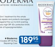 Bioderma Cicabio SPF 50 Plus Repairing Care-Each