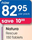 Natura Rescue Tablets-150's