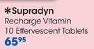 Supradyn Recharge Vitamin 10 Effervescent Tablets