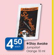 Stay Awake Jumpstart Orange-10ml Each