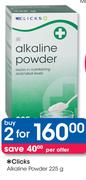 Clicks Alkaline Powder-2x225g