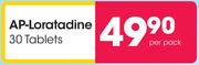 AP-Loratadine 30 Tablets-Per Pack