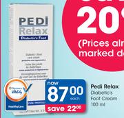 Pedi Relax Diabetic's Foot Cream-100ml Each