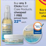 Clicks Foot Care Products Each