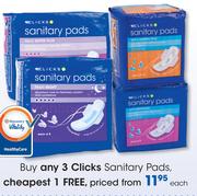 Clicks Sanitary Pads Each