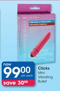 Clicks Mini Vibrating Bullet