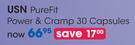 USN Purefit Power & Cramp-30 Capsules