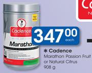 Cadence Marathon Passion Fruit Or Natural Citrus-908g Each