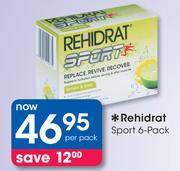 Rehidrat Sport 6 Pack-Per Pack