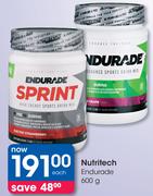 Nutritech Endurade-600g Each