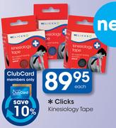 Clicks Kinesiology Tape-Each
