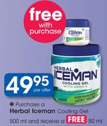Herbal Iceman Cooling Gel-500ml