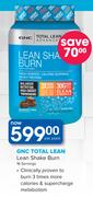GNC Total Lean Shake Burn 16 Servings-Per Pack