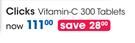 Clicks Vitamin C 300 Tablets
