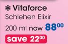 Vitaforce Schlehen Elixir-200ml