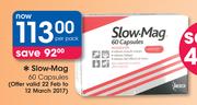 Slow Mag 60 Capsules-Per Pack