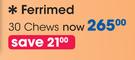 Ferrimed 30 Chews-Per Pack