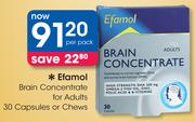 Efamol Brain Concentrate For Adults 30 Capsules Or Chews-Per Pack