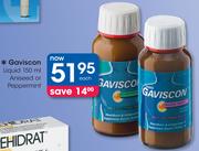 Gaviscon Liquid-150ml Aniseed Or Peppermint-Each
