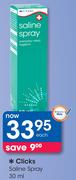 Clicks Saline Spray-30ml