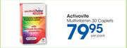Activovite Multivitamin 30 Caplets-Per Pack