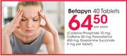 Betapyn 40 Tablets-Per Pack